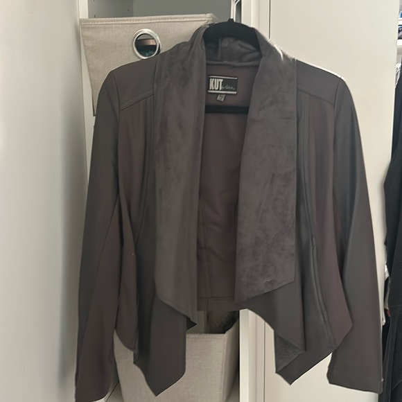 Kut from the cloth faux leather/suede jacket XS - Picture 1 of 3